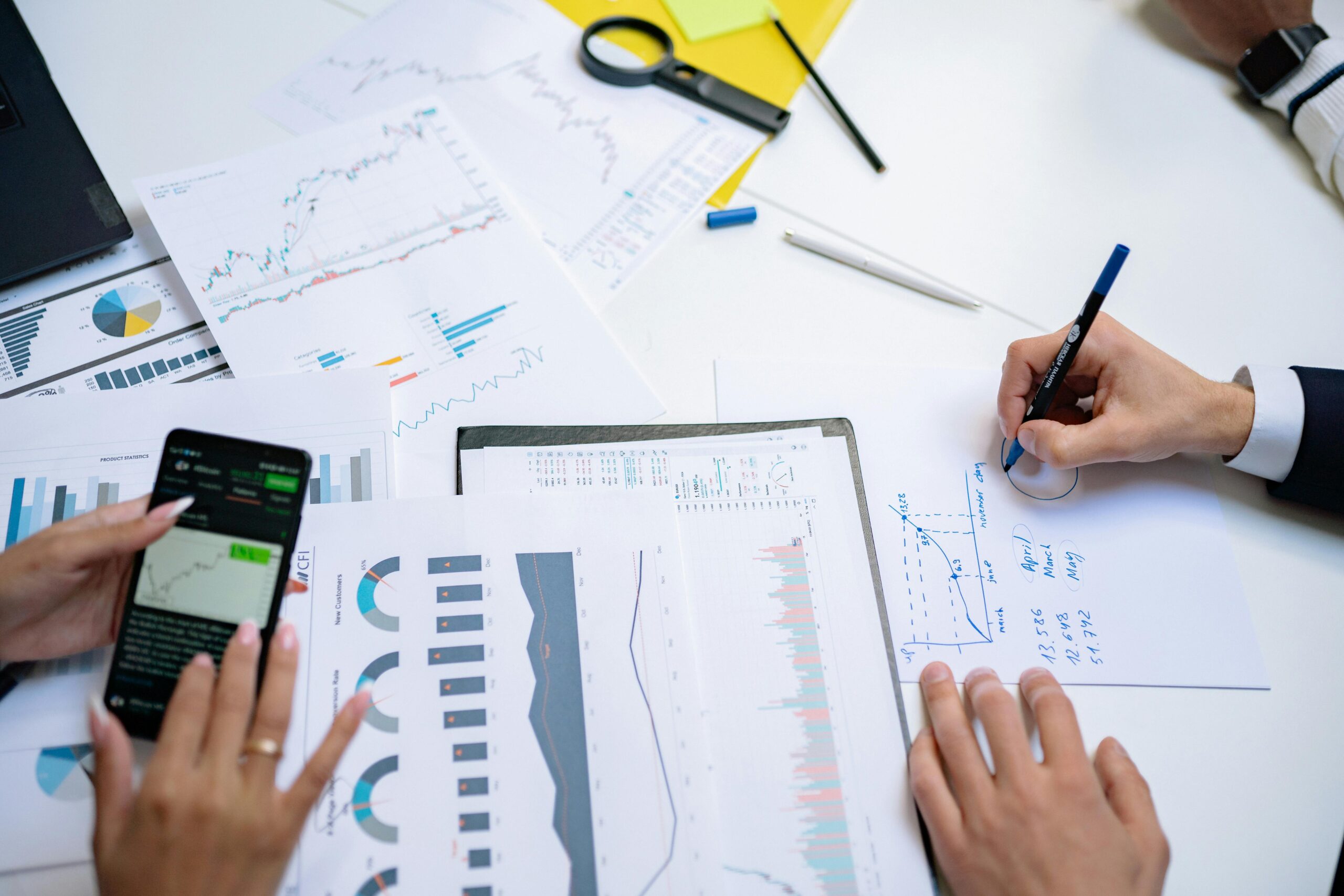 Tracking financial KPIs automatically on a live dashboard